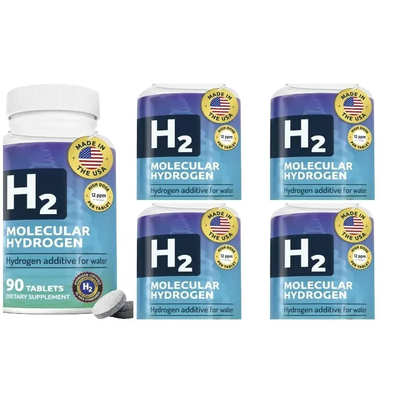 Molecular Hydrogen Tablets with Magnesium for Water Drink Muscle Relaxation Energy Metabolism Bone Health Support 90 Tablets — image 10