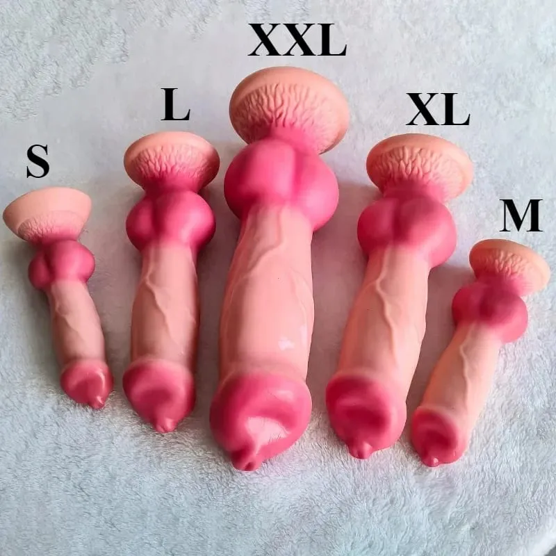 Valósághű hatalmas kutyaműpénisz anális dugó tapadókoronggal szilikon nagy fenékdugó Prosztata masszírozó felnőtt szexjátékok férfiaknak Nők — image 5