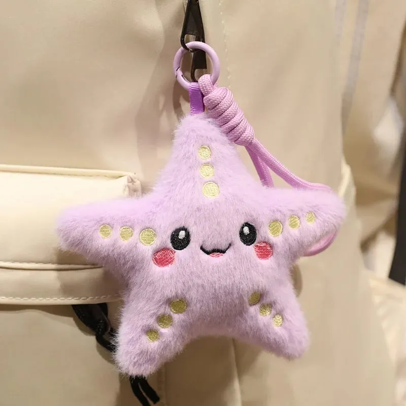 12/43cm Starfish Star Plush Pillow Stuffed Smiling Ocean Animal Colorful Cushion Sofa Chair Decor Present