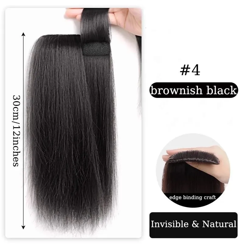Synthetic Hair Extensions Volume Hair Pad Wig Clip-in Root Lifter Pad Hairpiece with Sponge Invisible Hair Pad for Women Wear — image 12