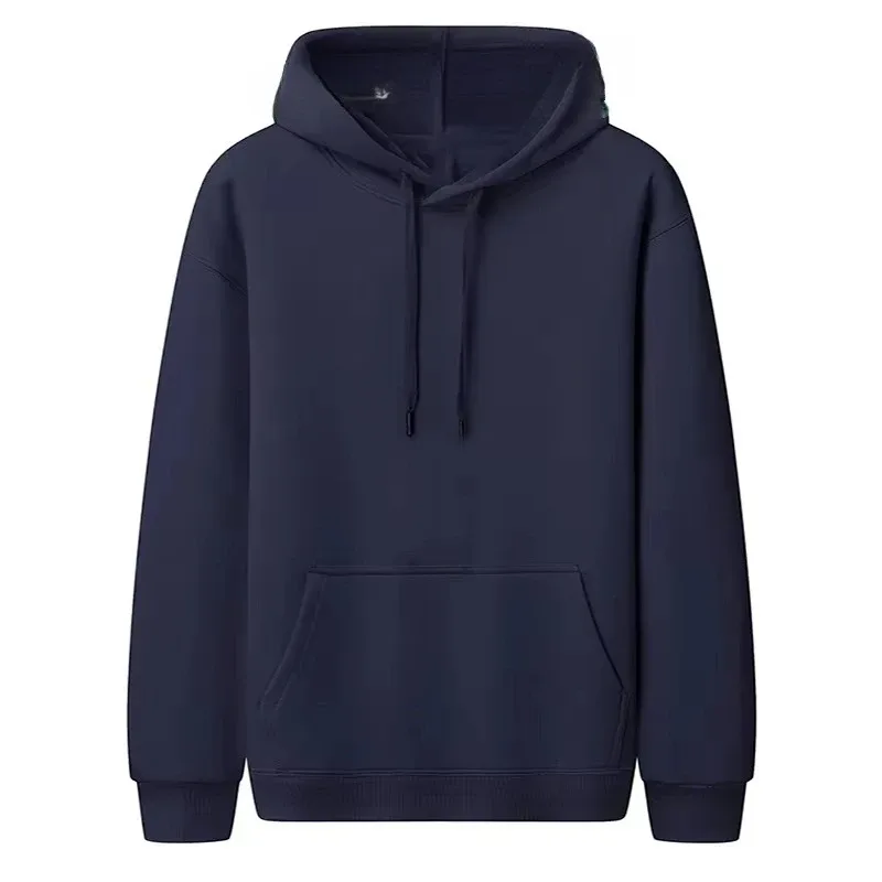 Fleece Men's Women Oversize Casual Sweatshirt Hoodies Couple Unisex Pullover Autumn Winter Loose Cotton Sport Hoody Clothing Top — image 13