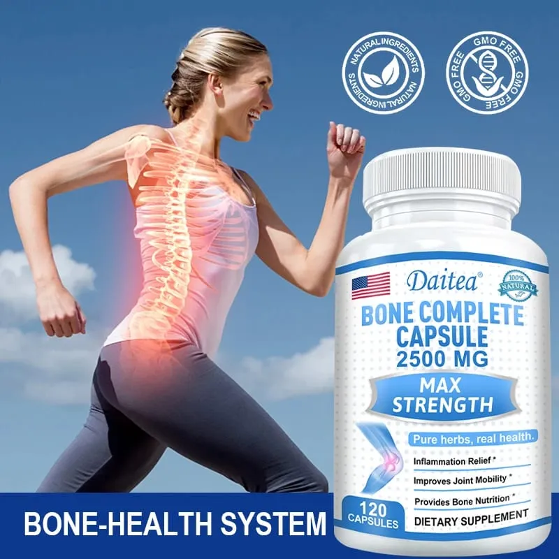 Collagen Bone Capsules Calcium Magnesium & Vitamins Supports Bone Density Calcium Absorption Cartilage & Joint Health — image 7