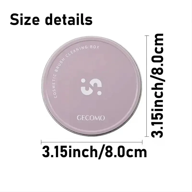 Makeup Brush Cleaning Box Quick Clean Sponge Eyeshadow Brushes Dry Cleaner Cosmetic Wash Clean Powder Tool Accessories — image 6