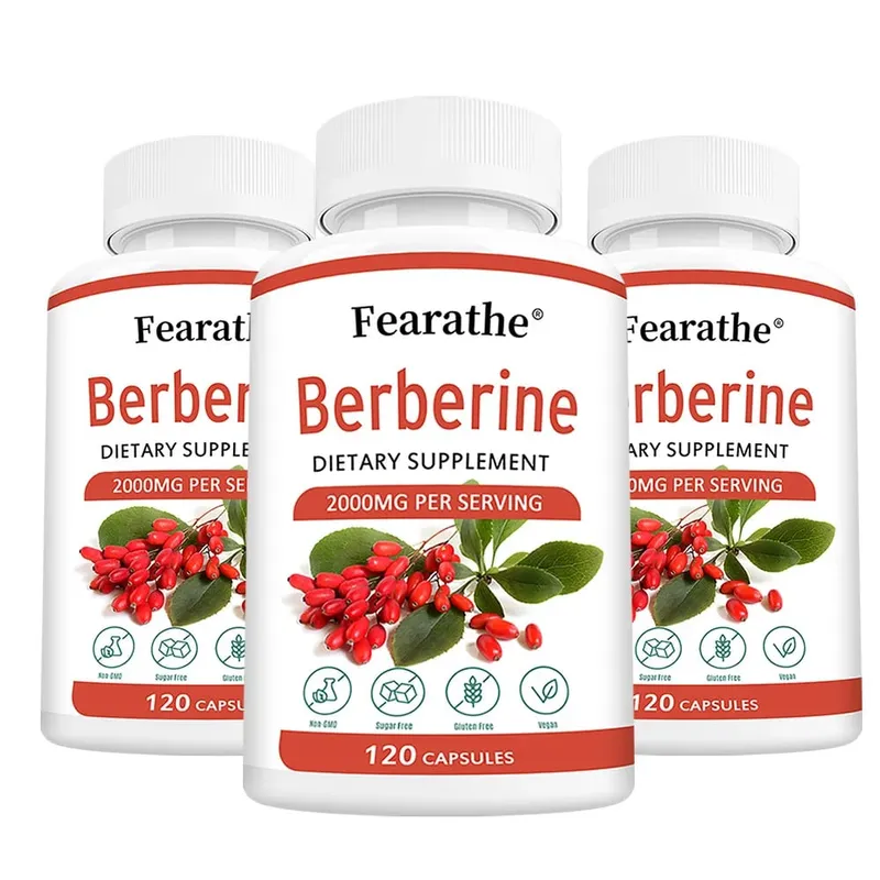 Berberine HCl 2000mg Capsules Supports Cardiovascular Health Digestion Immune Function Energy Antioxidant & Anti-Aging — image 11