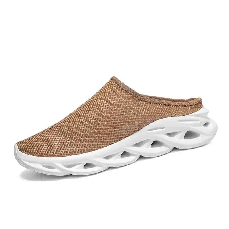 Men Slippers Summer Breathable Home Indoor Slippers Men Thick Bottom Slides Fashion Couple Walking Shoes Chanclas Hombre 39-48 — image 8