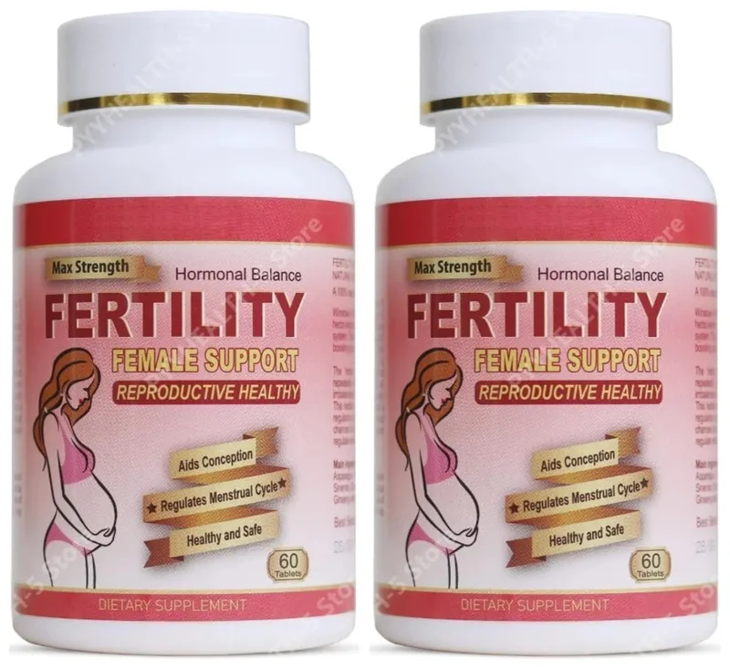 Fertility Tablets for Women Female Prenatal Vitamin Supplements Support Ovulation & Conception 60 Count Daily Routine — image 7