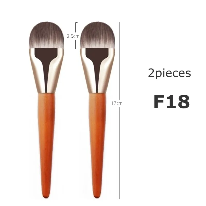 Ultra Thin Foundation Makeup Brushes Flat Top Angled Professional Face Contour Make Up Brush — image 18