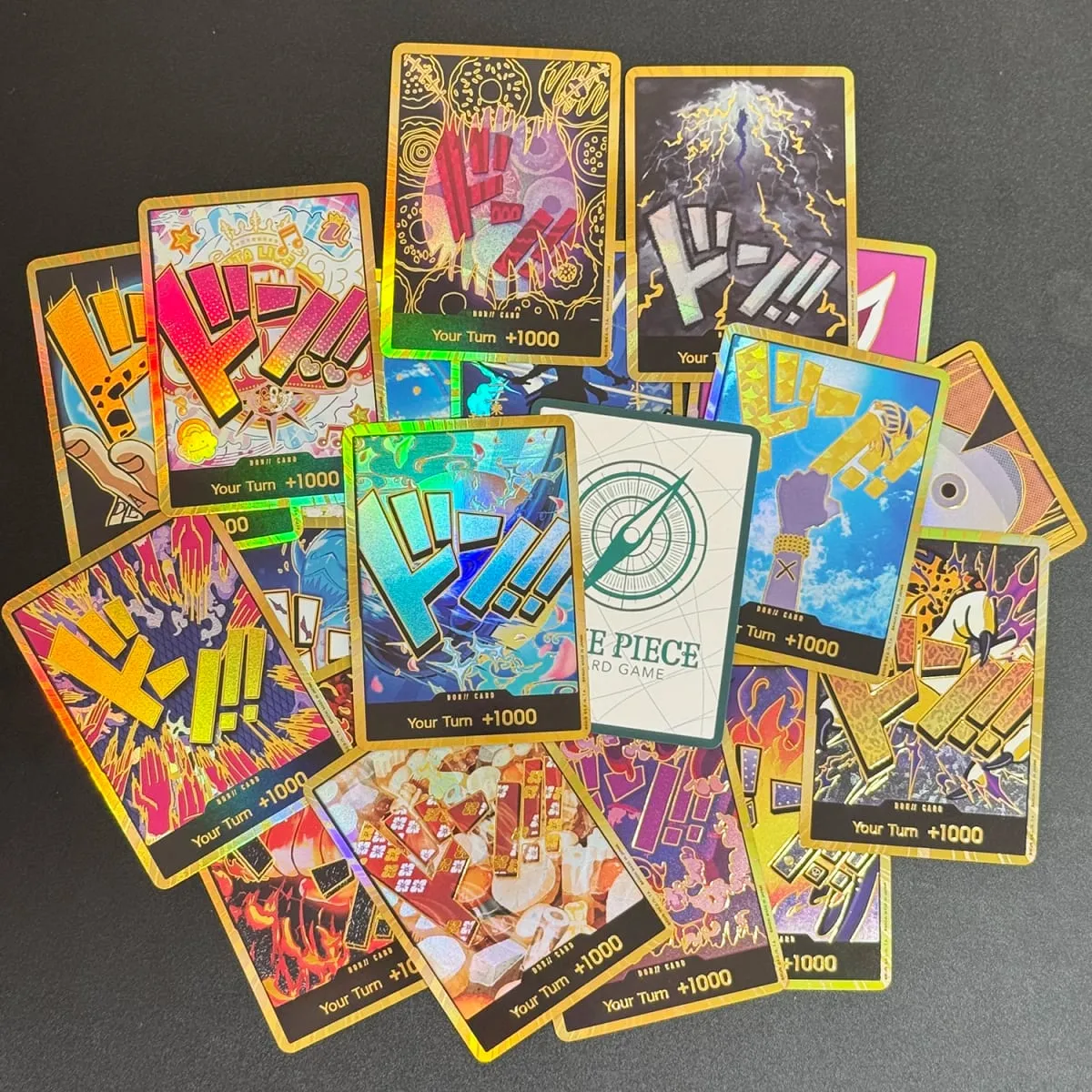 10PCS DON OPCG English TCG Gold DON!!! Collection Cards Zoro Ace Doflamingo Rebecca FOIL NM Refraction Flash Cards ToyGifts OPCG — image 6