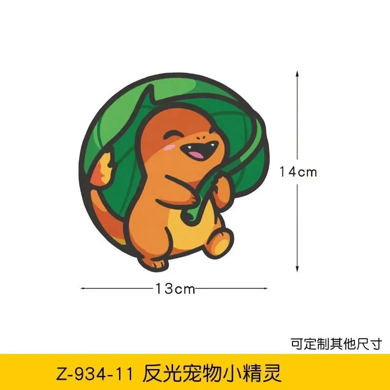 20styles Pokemon Car Stickers Anime Figure Pikachu Gengar Eevee Charmander Cute Cartoon Doll Creative Sticker Birthday Gifts — image 22