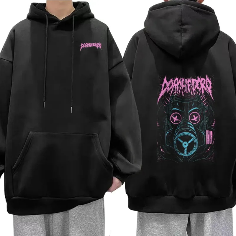 Anime Dorohedoro Print Hoodies Kaiman Welcome To Chaos Japan Manga Sweatshirts Men Women Tops Casual Oversized Style Streetwear — image 1