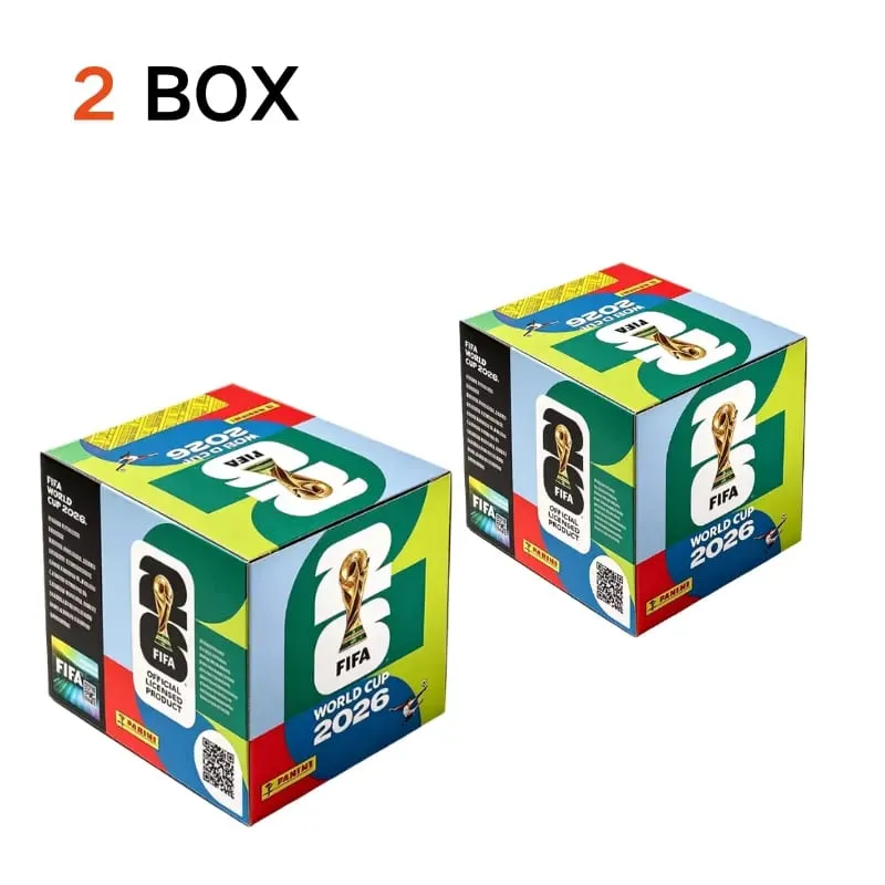 Panini FIFA World Cup 2026 Official Sticker Box Sealed Hobby Box Collectible Soccer Stickers for Album Collection Football Fan