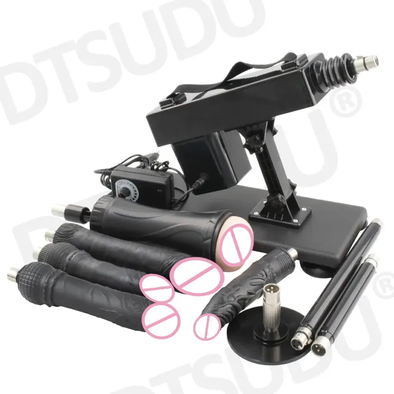 Female Sex Machine with Dildo and Masturbation Cup Hands-Free G-Spot Clitoral Stimulation Adult Sex Machine