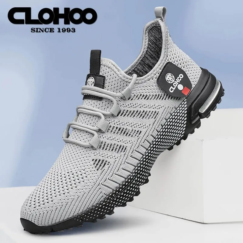 CLOHOO-en's Lightweight Knit Joggers - Breathable Road Running Shoes & Comfortable Daily Walking Sneakers. — image 1