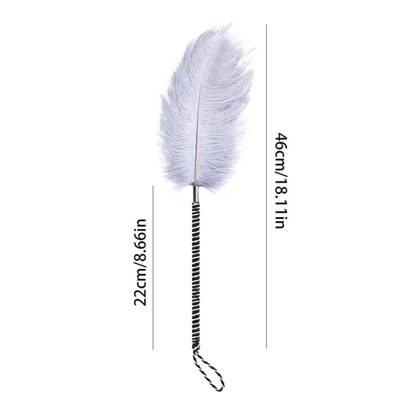 Clitoris Tickle Feather Erotic Whip Spanking Adult Sex Toys For Women Product Teasering Nipple Erotic Accessory▪ — image 6