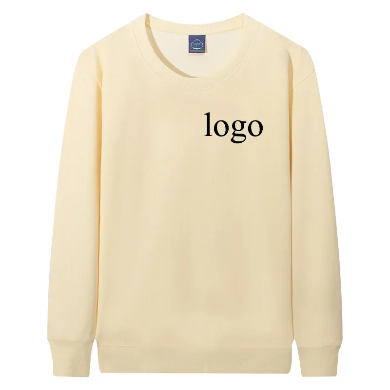 Customized Round Neck 60% Cotton Hoodies Men Fashion Printed Loose Long Sleeve Pullover Women Personality Streetwear Sweatshirts — image 4