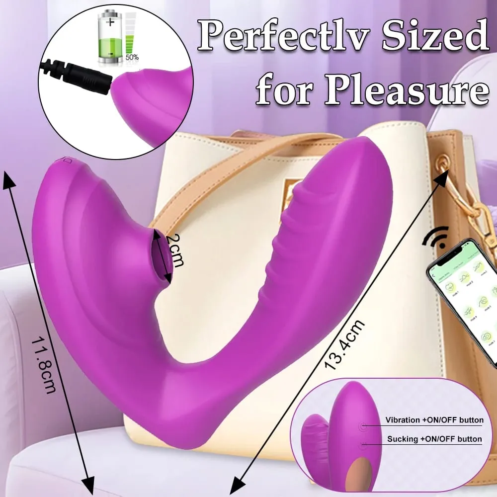 Indulge Clitoral Sucking Vibrator for Clit & G Spot Stimulation Device Clitoris Stimulator Massager Adult Sex Toys for Women — image 4