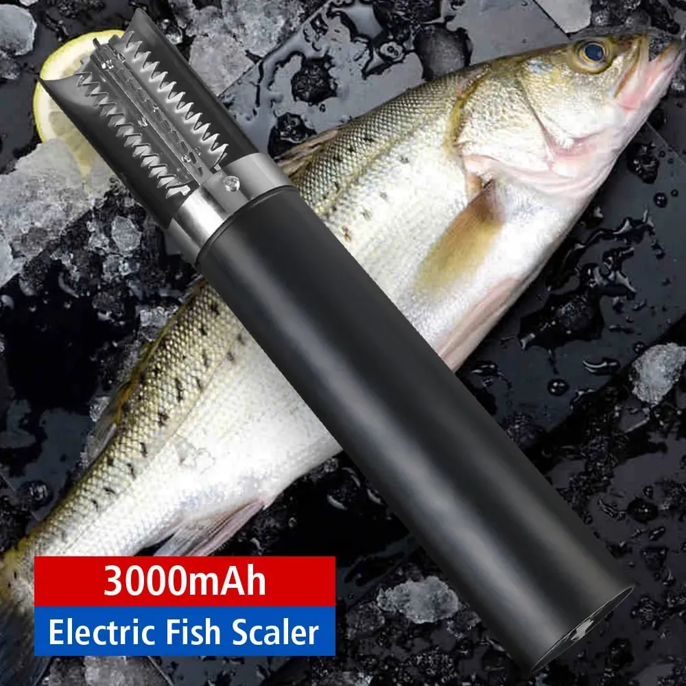 Détartreur de poisson sans fil, outils pour fruits de mer, grattoir à poisson, nettoyeur de poisson, nettoyeur de poisson électrique Portable sans fil — image 2
