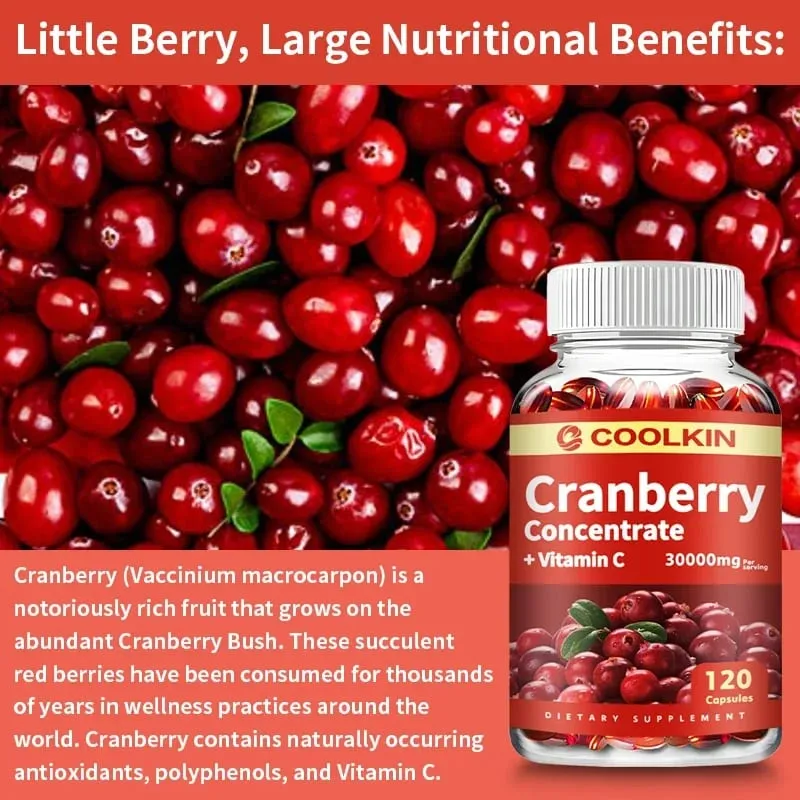 Cranberry Extract Supplement - Urinary Tract Health Capsules To Boost Immunity — image 6