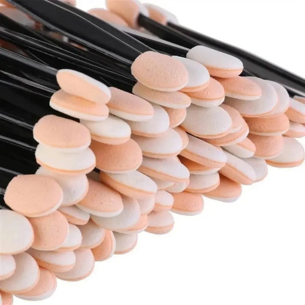 10/30/50pcs Eye Shadow Brushes Make Up Beauty Makeup Tool Reusable Dual Sided Sponge Stick Portable Applicator Accessories — image 2