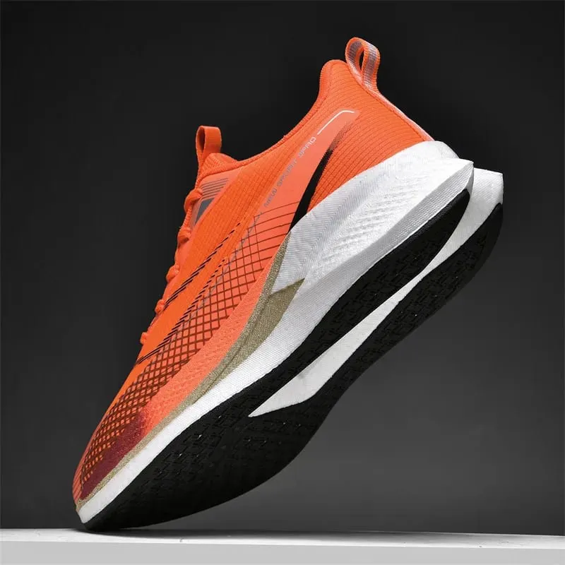 Men Marathon White Running Shoes Speciality Sports Breathable Sneakers Cushion Racing Jogging Outdoor Tennis Athletic Trainers — image 6