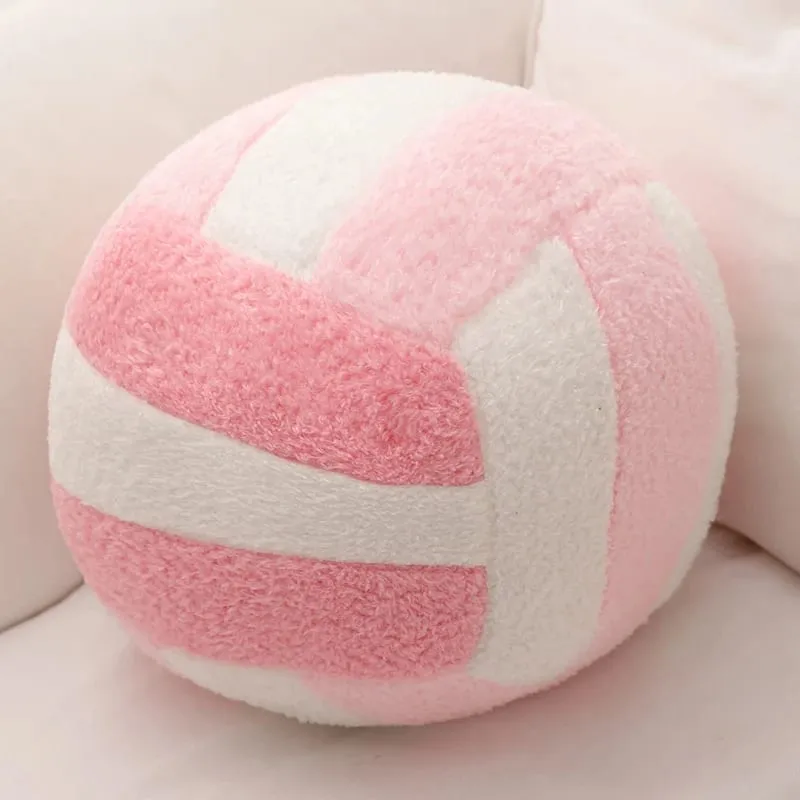 24cm Volleyball Stuffed Pillow Cushion Colored Plush Toy Balls Winter Soft Stuffed Plushies Sports Theme Gifts Boys Girls Favor
