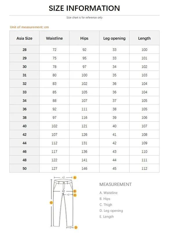 Grande taille 42 44 46 48 50 classique hommes jean ample droit noir bleu jean Stretch affaires pantalon décontracté homme marque pantalon — image 8