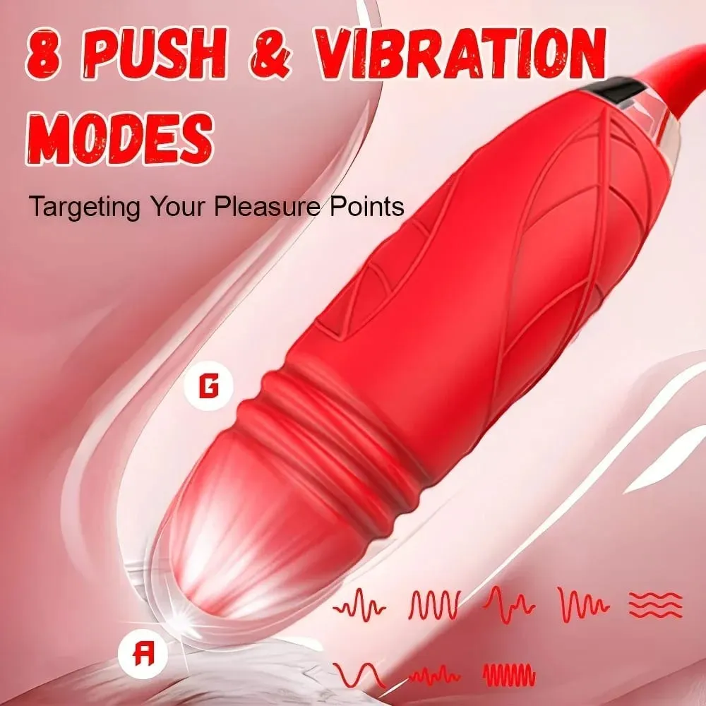 Powerful Rose Sucking Vibrator for Women G-Spot Licking Clitoris Stimulation Female Sucker Vagina Nipple Massager Adult Sex Toys — image 5