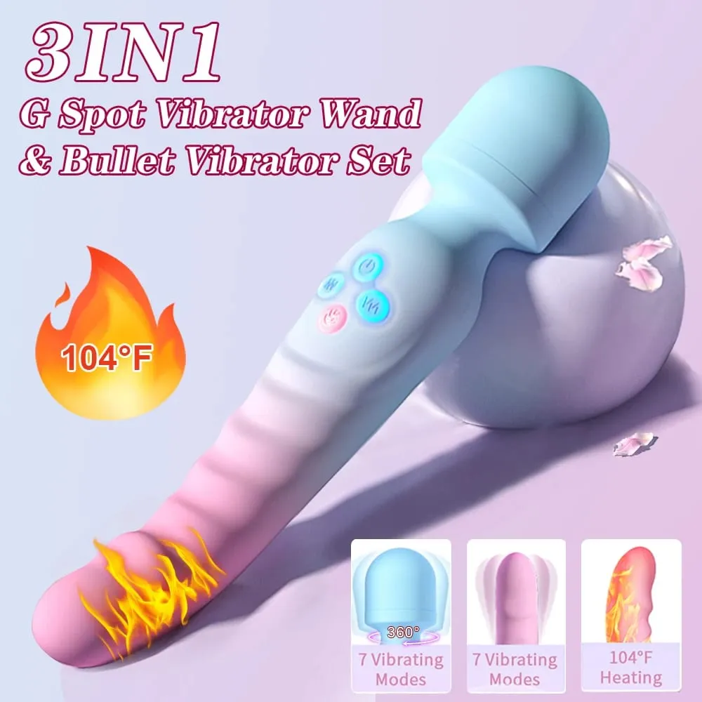 3 IN 1 AV Vibrator Dildos Sex Machine Powerful Magic Wand Clitoris G Spot Stimulator Female Vagina Massager Woman Adults Sex Toy