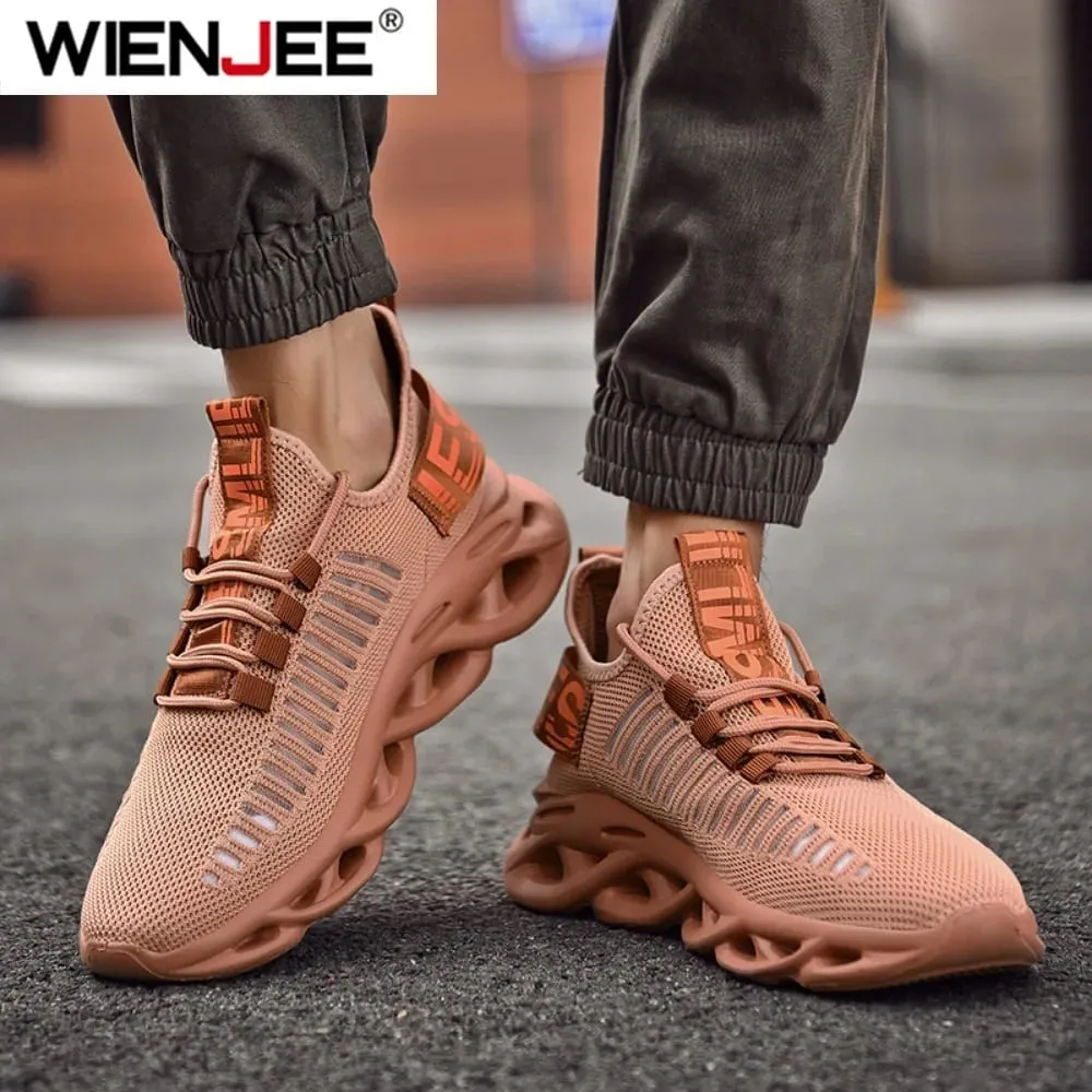 Mens Athletic Sneakers Lightweight Breathable Gym Shoes Non Slip Walking Shoes Comfortable Sports Shoes For Men Training — image 4
