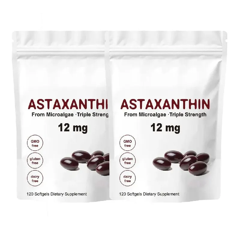 Astaxanthin 12mg Premium Astaxanthin Antioxidant Supplements | Supports Eye Joint Internal Circulation Skin Health | Tanning — image 8