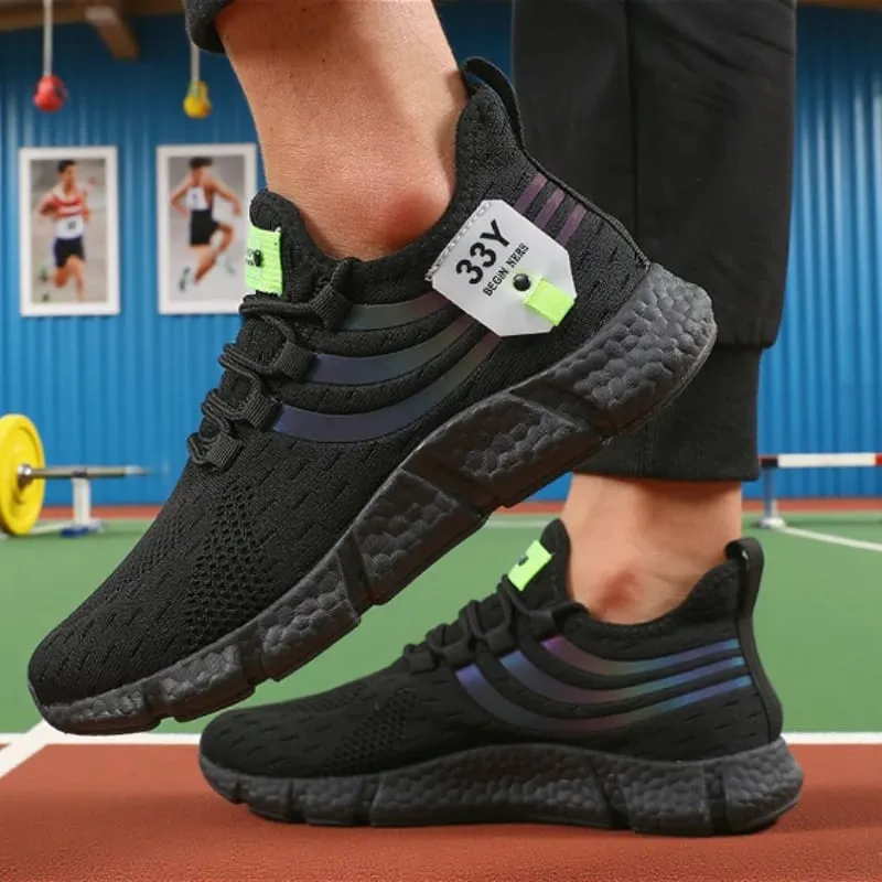 Men's Mesh Sneakers Lightweight Comfortable Soft Breathable Running Shoes Athletic Jogging Tenis Multi Colored Walking Shoes Men — image 10