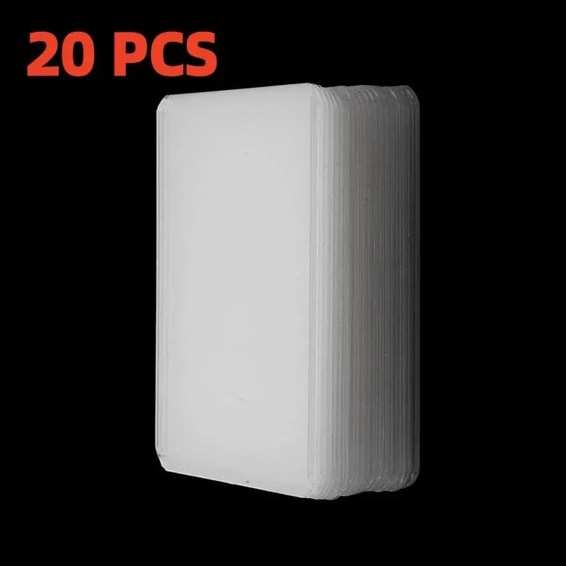 20-100pcs Card Sleeves Holder PVC Game Trading Card TopLoaders Hard Plastic Toy Top Loaders For Protectors Storage Gift