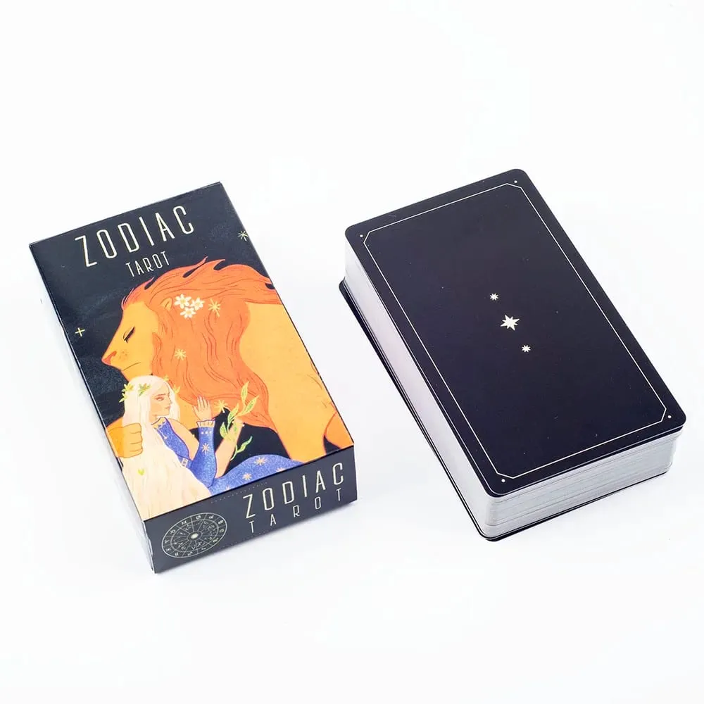 Zodiac Tarot 78-Card Deck Divinatory Path Under the Stars Engaging Board Playing Game for Family Gathering 10.3X6CM — image 4