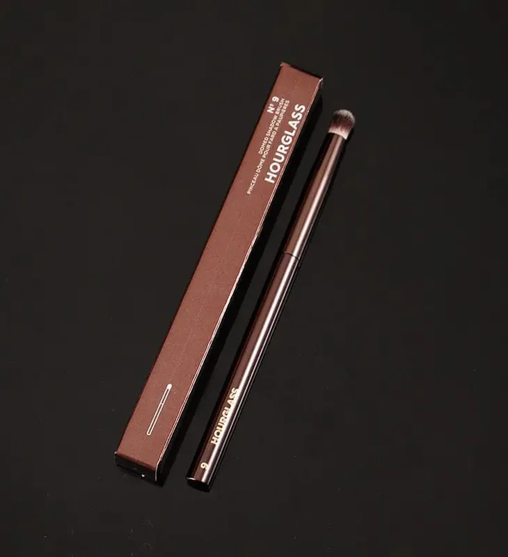 1pc Hourglass Powder Contour Makeup brushes Foundation Blusher Make up brush metal handle Concealer Bronzer high end with box — image 30
