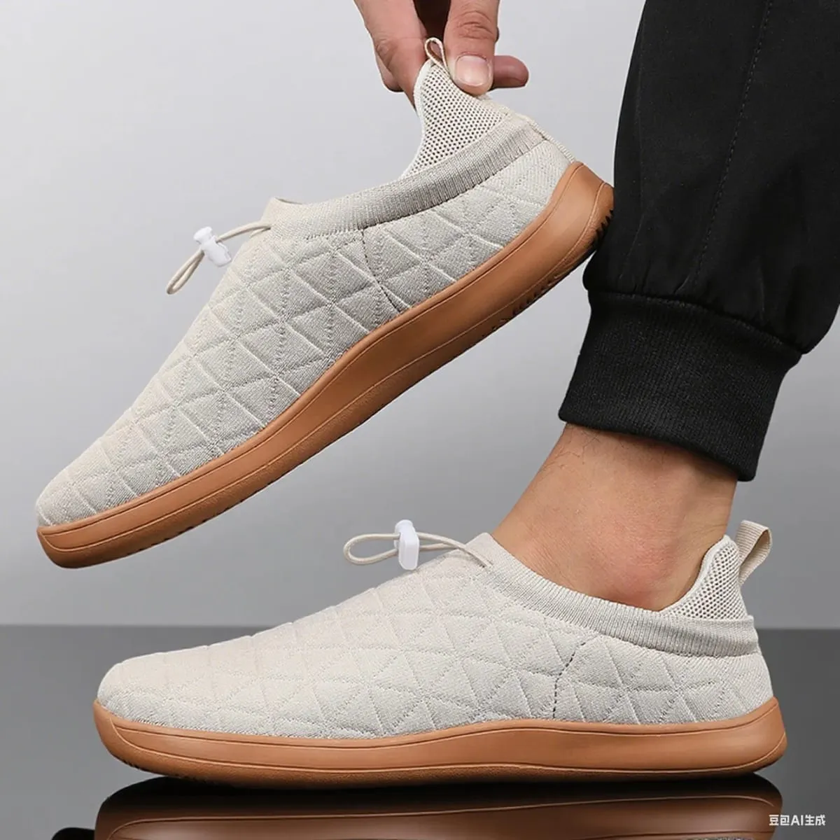 Minimalist and Unisex Wide Mesh Shoes for Comfortable Walking and Casual Outdoor Activities with Soft Soles Suitable for Travel