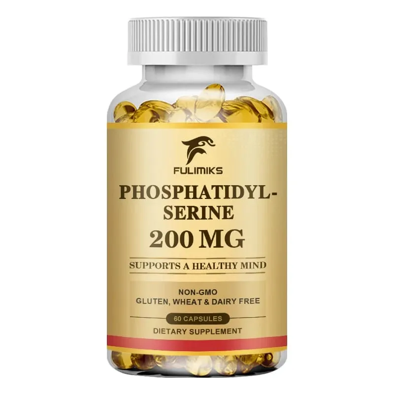 Phosphatidylserine Capsules Boosts Brain Vitality Improves Focus Memory Learning Ability & Daily Cognitive Health