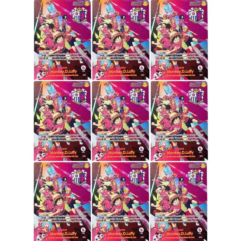 One Piece US College Basketball Luffy Promo Card Straw Hat Crew Anime Collectibles Replica High Quality Cards Foil Texture Card — image 21