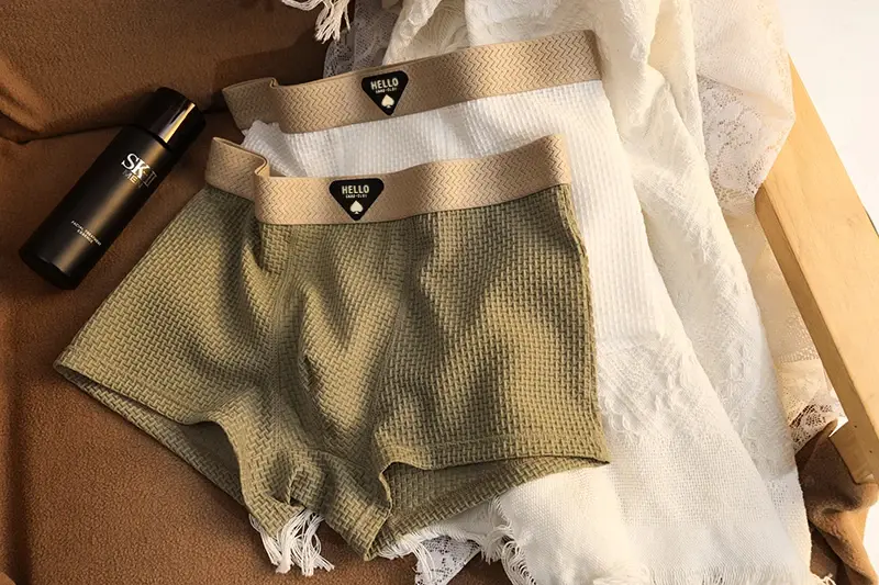 4pcs Men's Boxer Shorts Ice Silk Underwear Plus Size Underpants Cool Breathable Sexy Slim Panties Mesh Lingerie Wholesale Lots — image 1