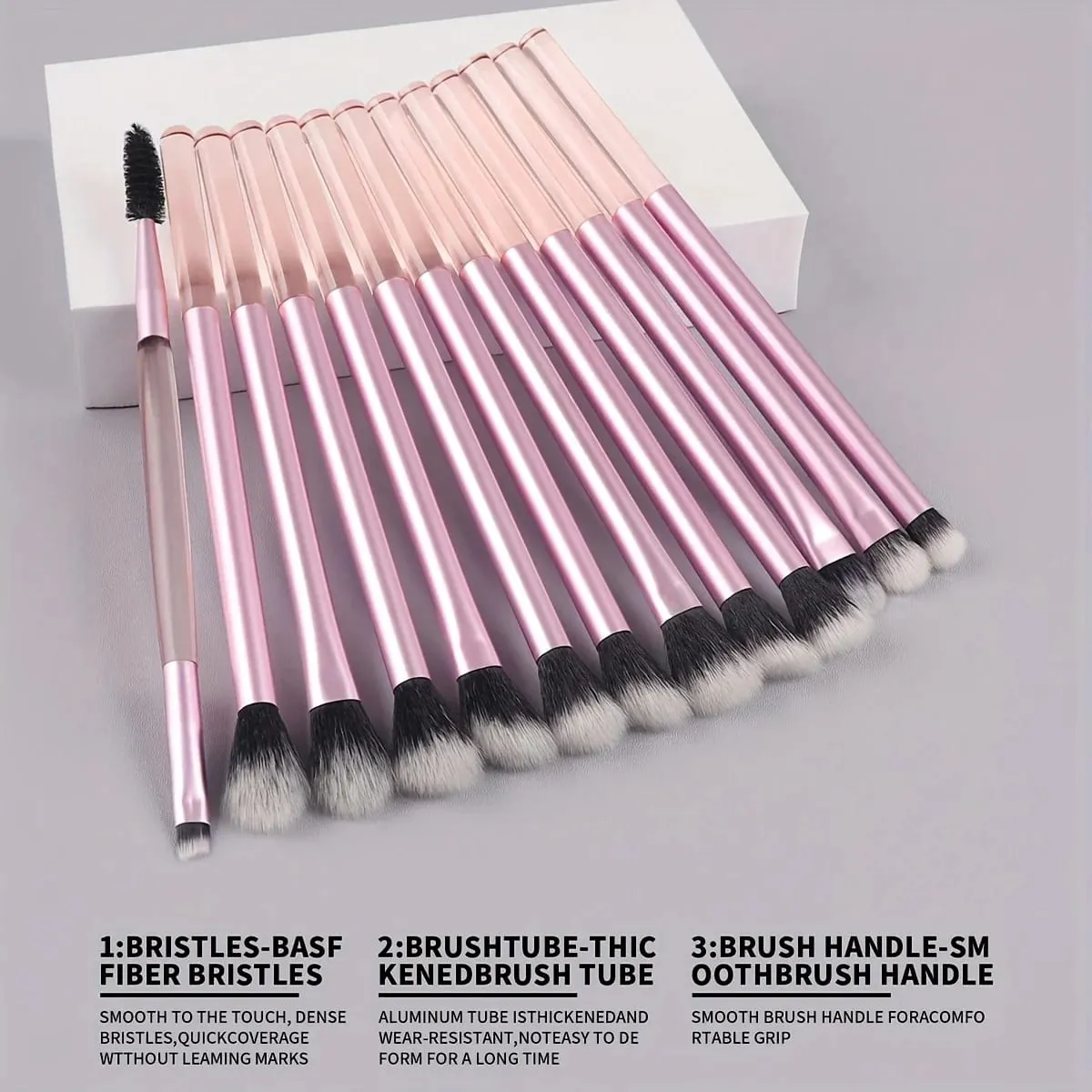 13pcs Professional Makeup Brush Set Soft Face & Eye Brushes for Foundation Concealer Eyeshadow Blending and Highlighting — image 3
