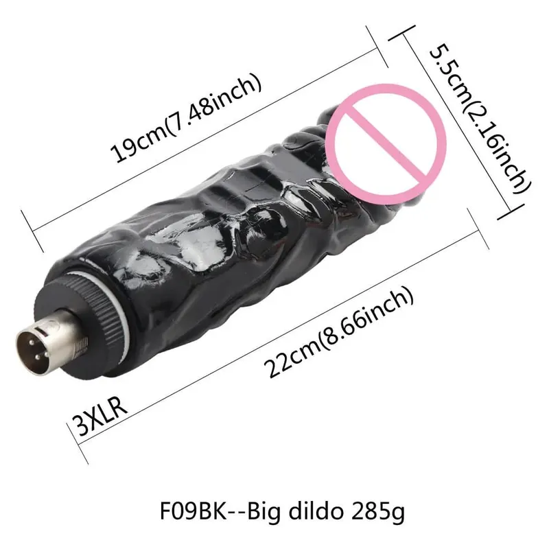 3XLR 3PRONG Attachment Dildo For Sex Machine Attachment Women and Men Sex Masturbation Love Machine Dildo Sex Toys