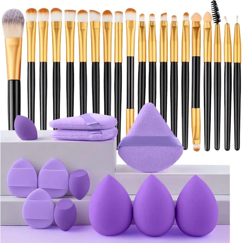 20PCS Detail Makeup Brushes Kit Soft Bristles Concealer Eyeliner Brush Eyeshadow Shader Brush Facial Cosmetic Beauty Tools — image 15