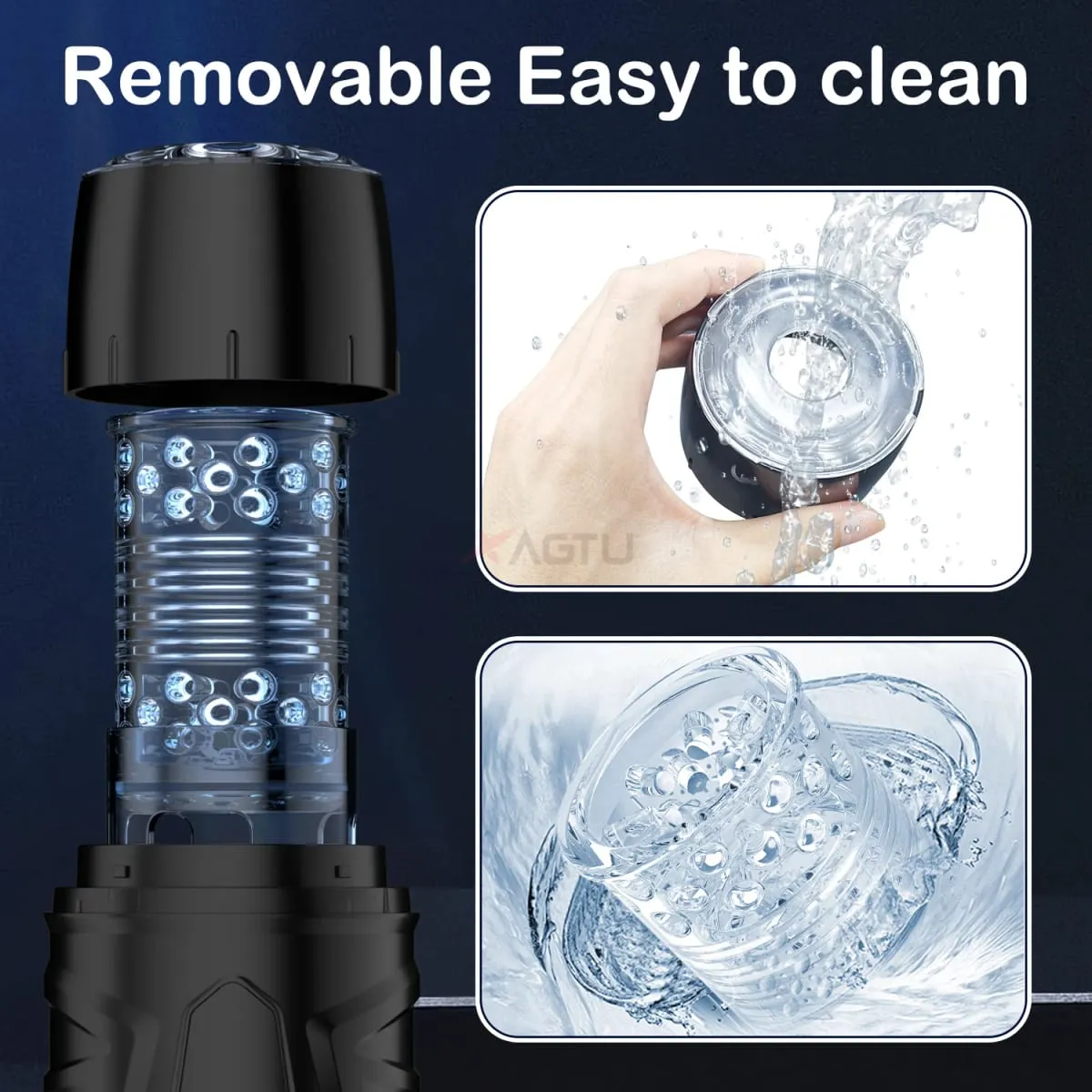 Male Masturbator Sex Toys for Men Male Sex Toy with 7 Thrusting 7 Rotating Pocket Pussy Hands Free Sex Machine LCD Display 18+