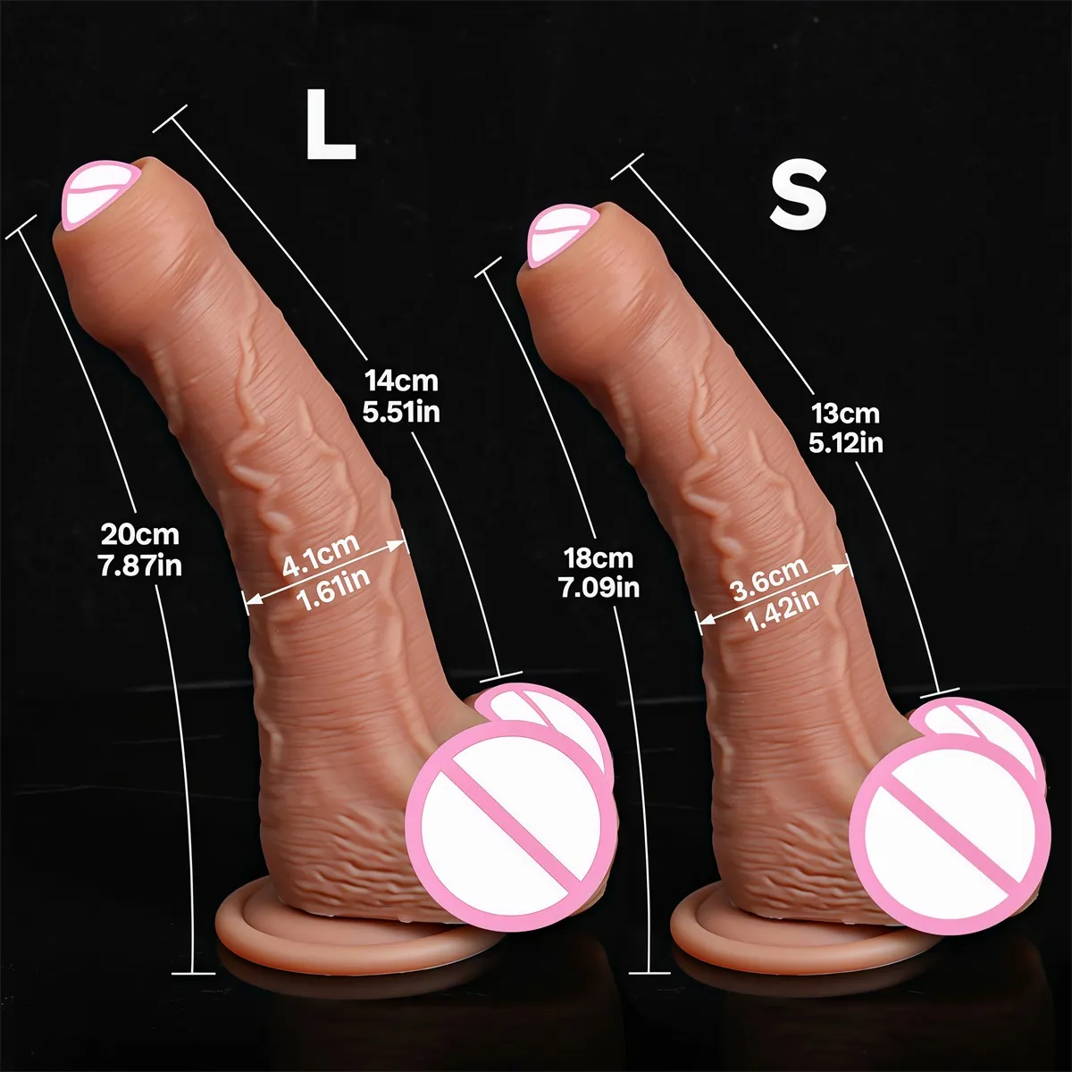 Murah Lembut Ayam Realistis Strapon Besar Dildo Kulit Merasa Penis Kecil Double Silicone Suction Cup Kontol Gay Anal Mainan Seks Pria wanita — image 2