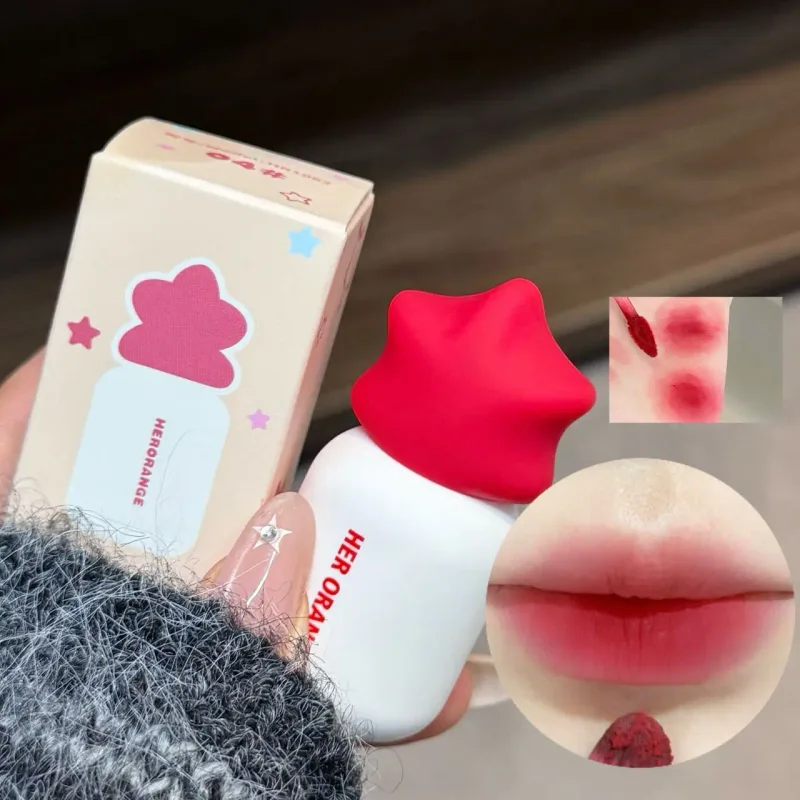 Herorange Soft Matte Lip Mud Nevysychající dlouhé nošení pro každodenní dojíždění Cenově dostupný make-up — image 3