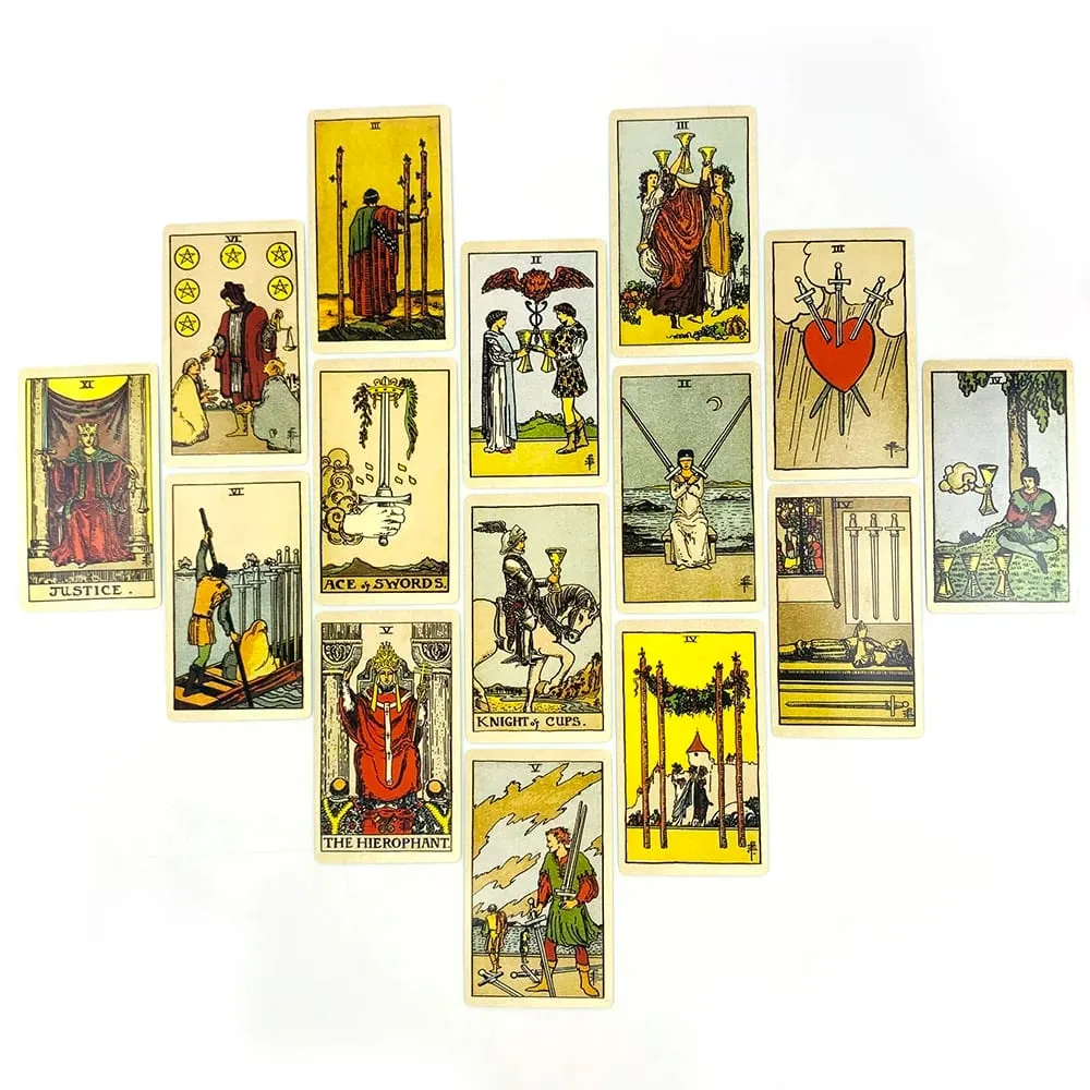 Tarot Cards Board Game Paper Instruction Manual Classic Design For Beginners & Pros Ideal For Divination Meditation & Gifts — image 5