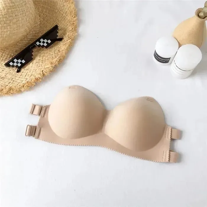 Invisible Sexy Strapless Bra Invisible Push Up Bralette Lingerie Underwear Seamless Wireless Solid Without Straps Bras Yoga Bra — image 8