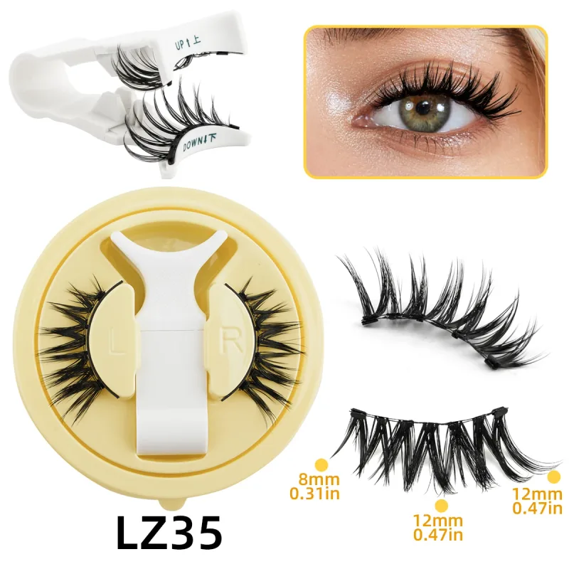 1 Set Magnetic Eyelashes Reusable Cat Eye Magnetic Lash Cosplay Sensitive Eye Friendly Natural Curler False Lashes Make Up Tool — image 18