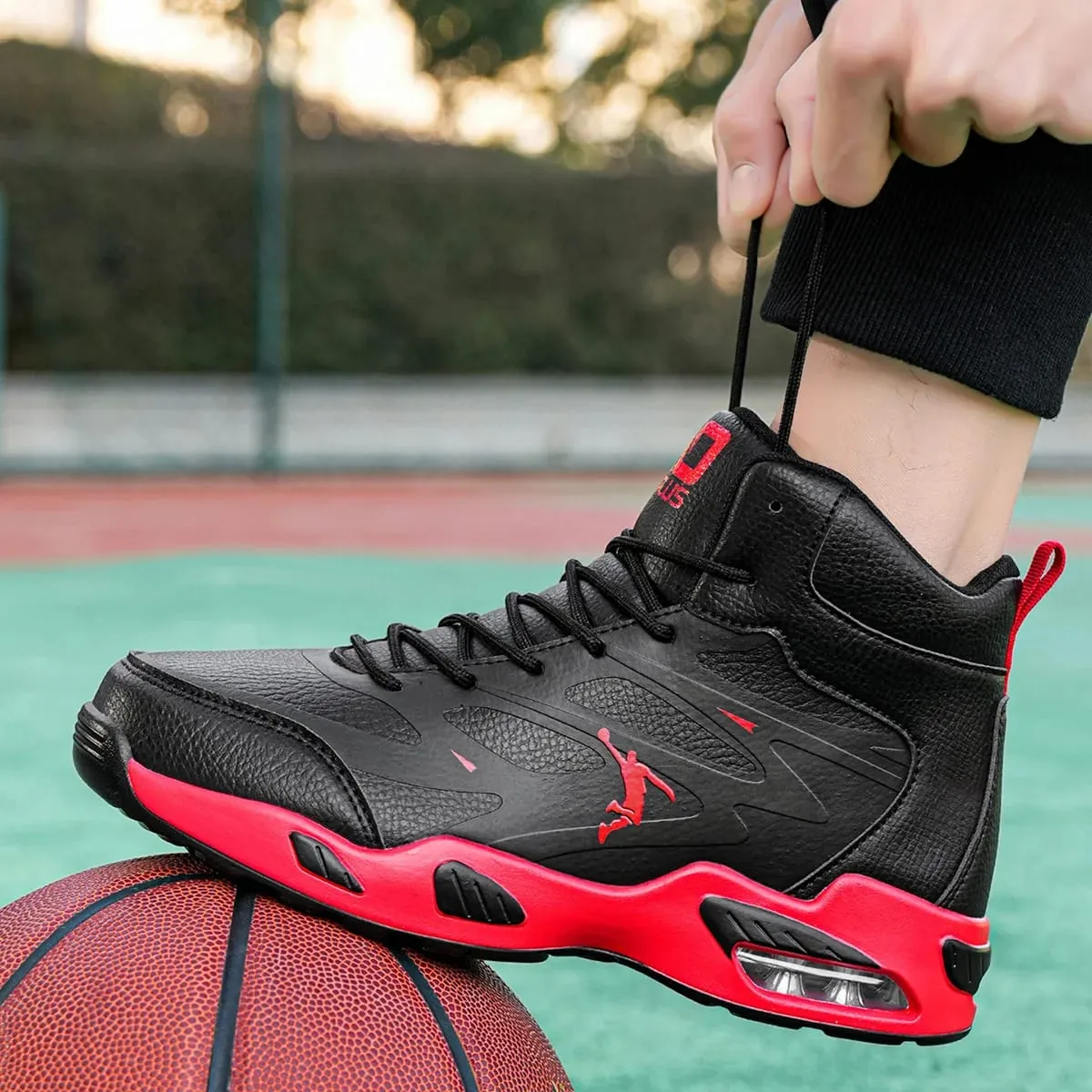 Men's High-Top Basketball Shoes Fashion Air Cushioning Comfortable Non-Slip Breathable Shock-Absorbing Outdoor Activities Sneake — image 6