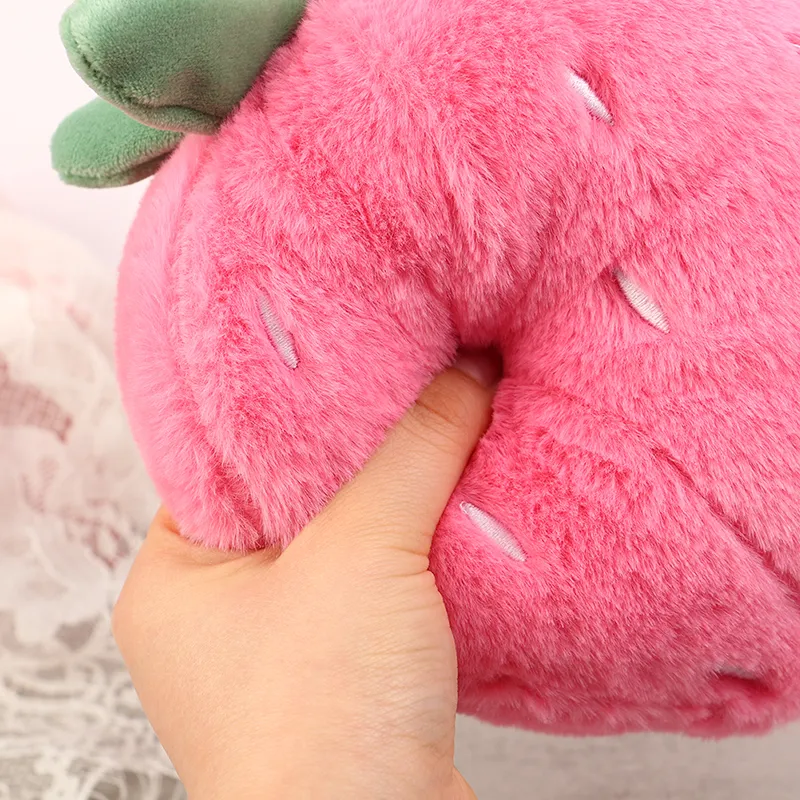 Super Soft Strawberry Pillow Toy Creative Lightweight Cute Strawberry Pillow Doll Home Decorative Doll Ornaments for Girls Gift — image 1