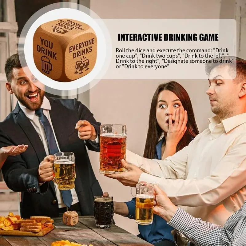 Drinking Games for Adults Party Funny Interactive Dice Game Cards Night Group Activity for Friends Couples Social Events — image 4